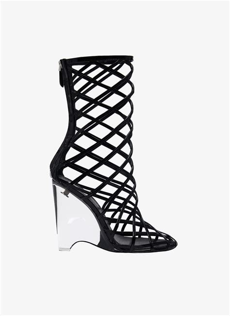 ysl cage boots|ysl high boots.